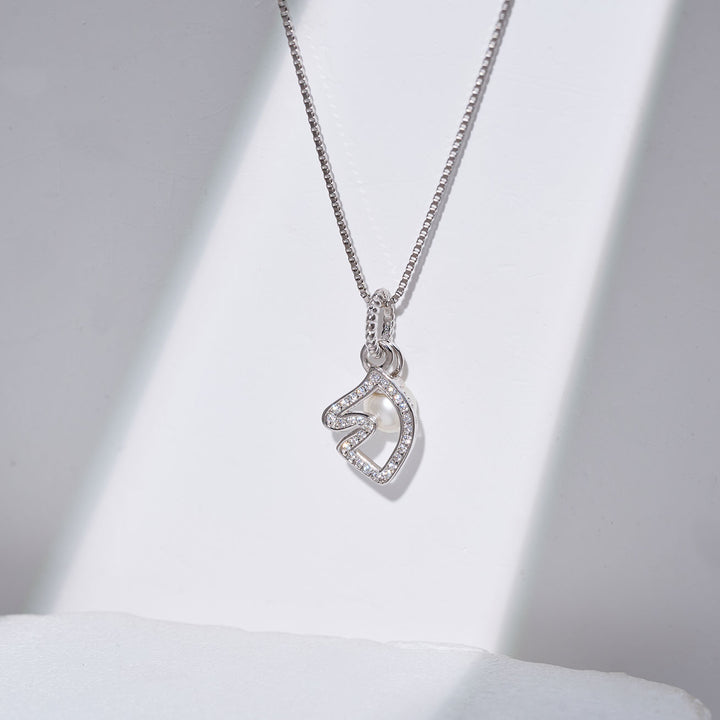 Top Grade Süßwasserperlenkette WN00858 | HORSE