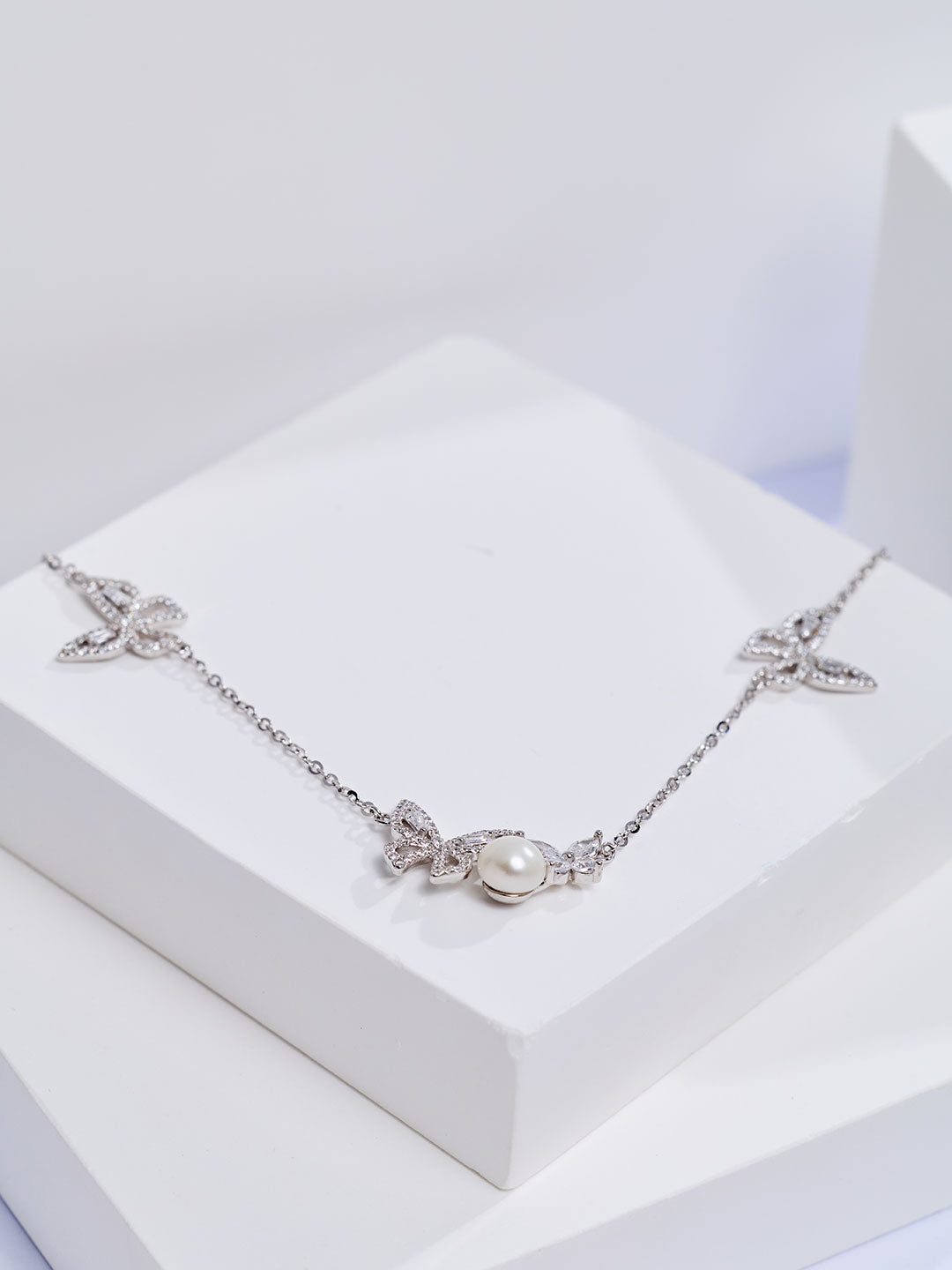 顶级淡水珍珠项链 WN00860 | BUTTERFLY