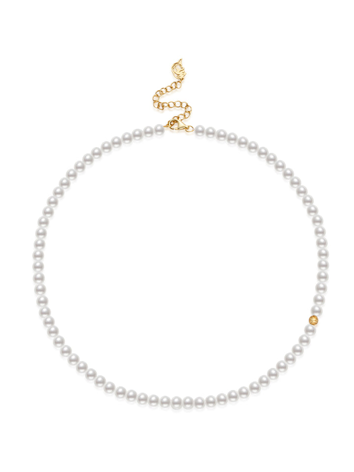 Top Lustre Süßwasserperlenhalskette WN00862