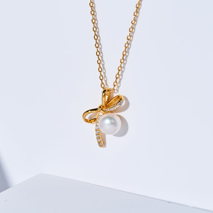 頂級淡水珍珠項鍊 WN00867 | RIBBON