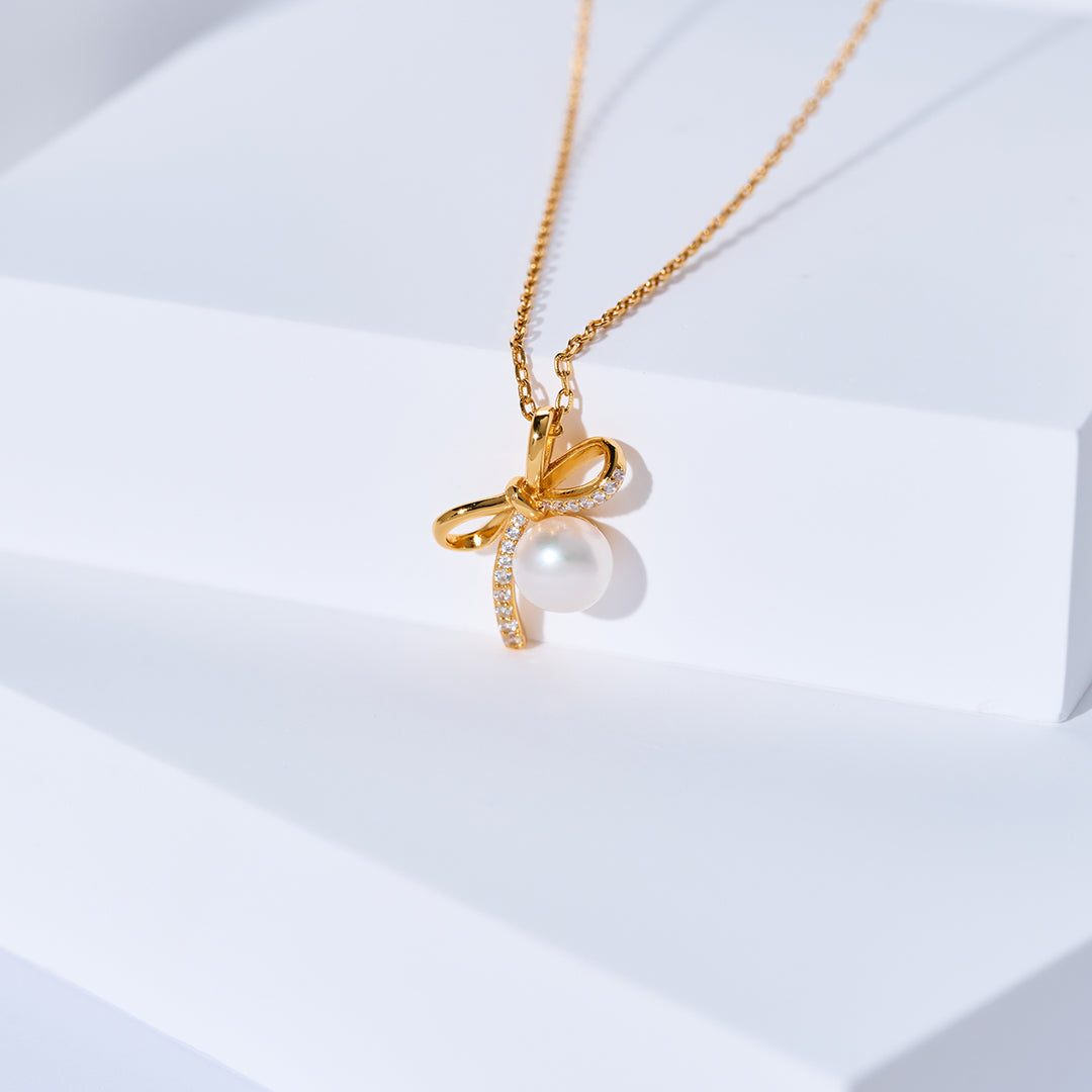 頂級淡水珍珠項鍊 WN00867 | RIBBON