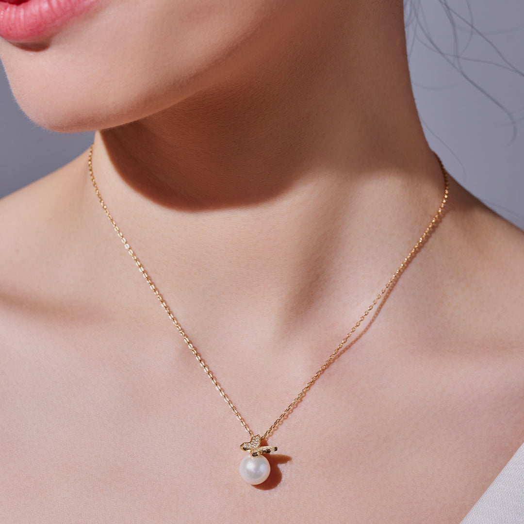 顶级淡水珍珠项链 WN00882 | BUTTERFLY