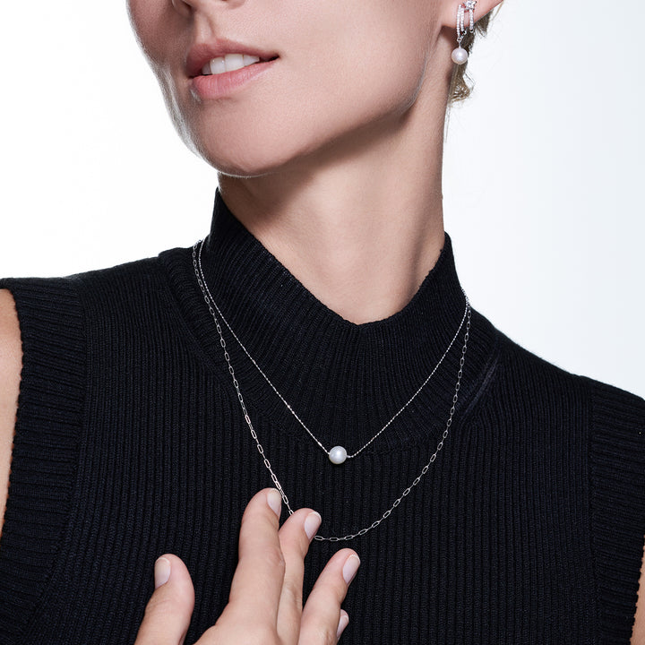 Collier de perles d'eau douce Top Lustre WN00884 | ASSORTIR & ACCORDER