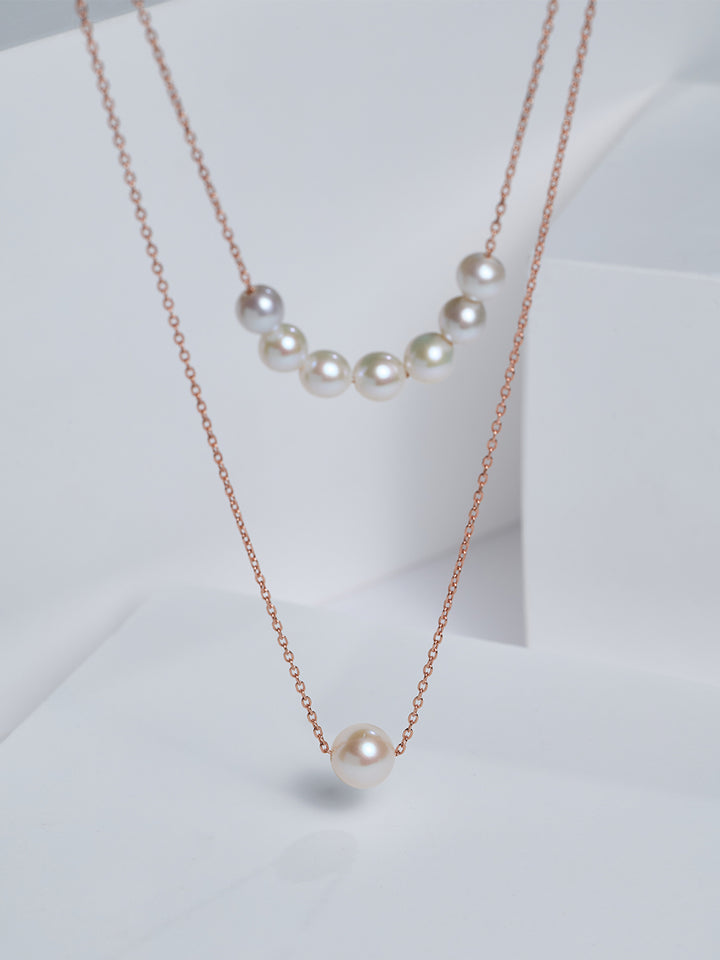 Collier élégant en perles d&