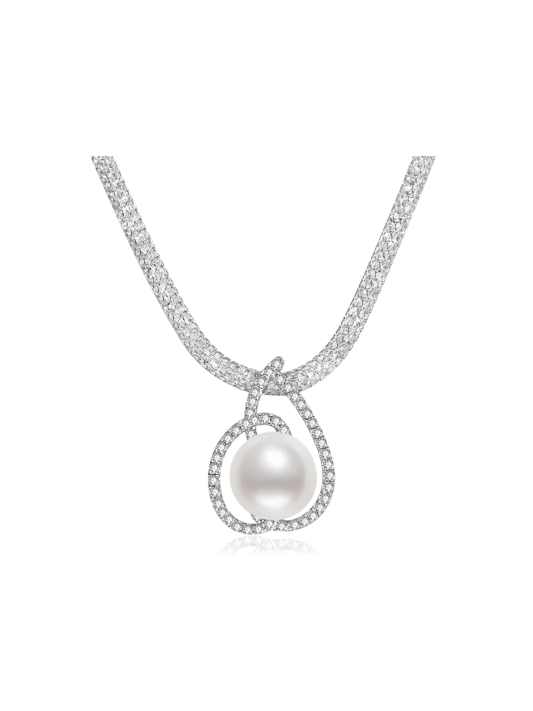 Top Lustre South Sea White Pearl Necklace WN00908
