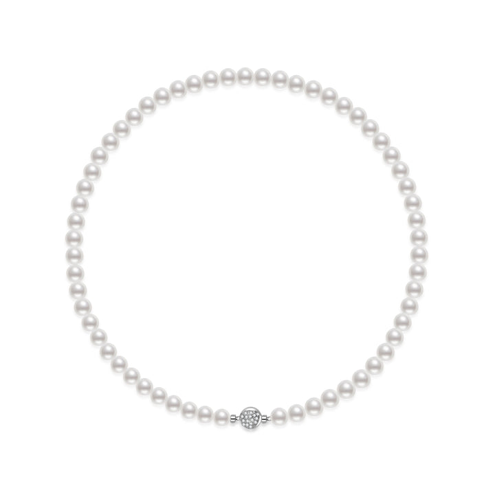 Perlenkette mit hohem Glanz WN00912