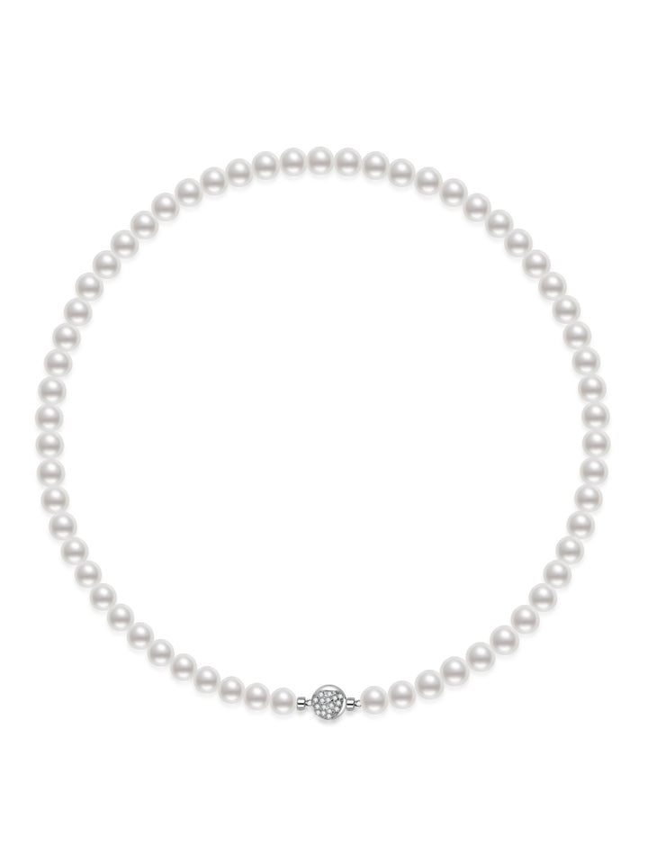 Perlenkette mit hohem Glanz WN00912