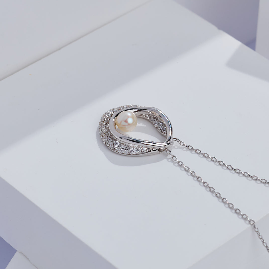 Collier de perles d'eau douce de qualité supérieure WN00917 | SANDS