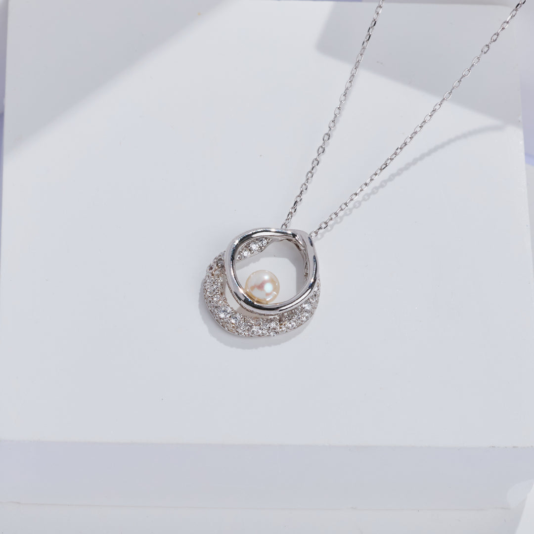 Collier de perles d'eau douce de qualité supérieure WN00917 | SANDS