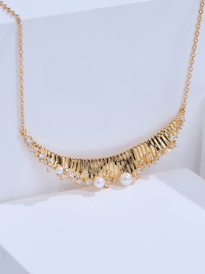 Kalung Mutiara Air Tawar Gred Teratas WN00923 | LADY BOSS