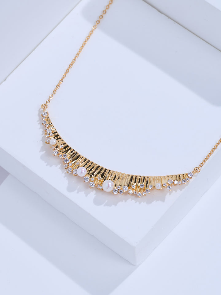 Kalung Mutiara Air Tawar Gred Teratas WN00923 | LADY BOSS