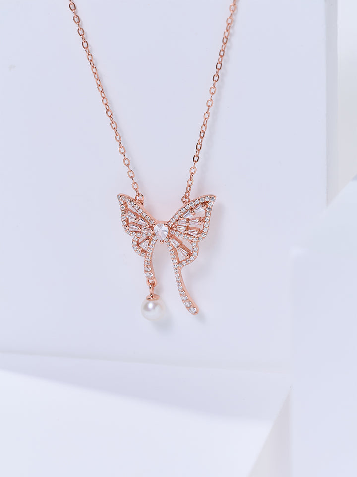 Top Grade Freshwater Pearl Necklace WN00952 | BUTTERFLY