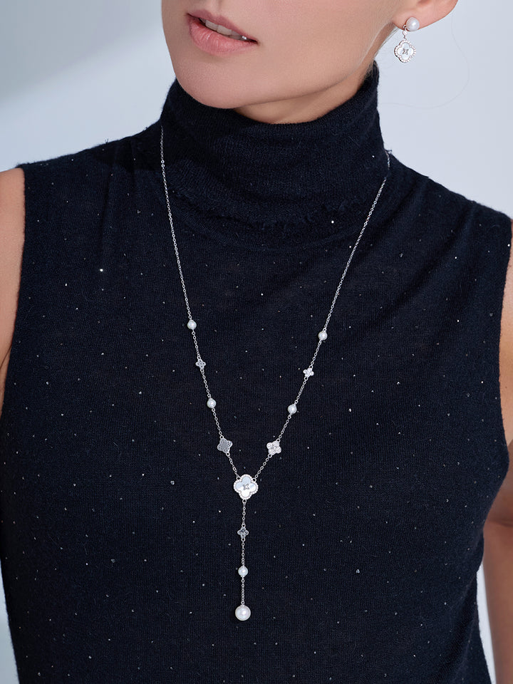 Collar de perlas de agua dulce de máxima calidad WN00958 | PERANAKAN