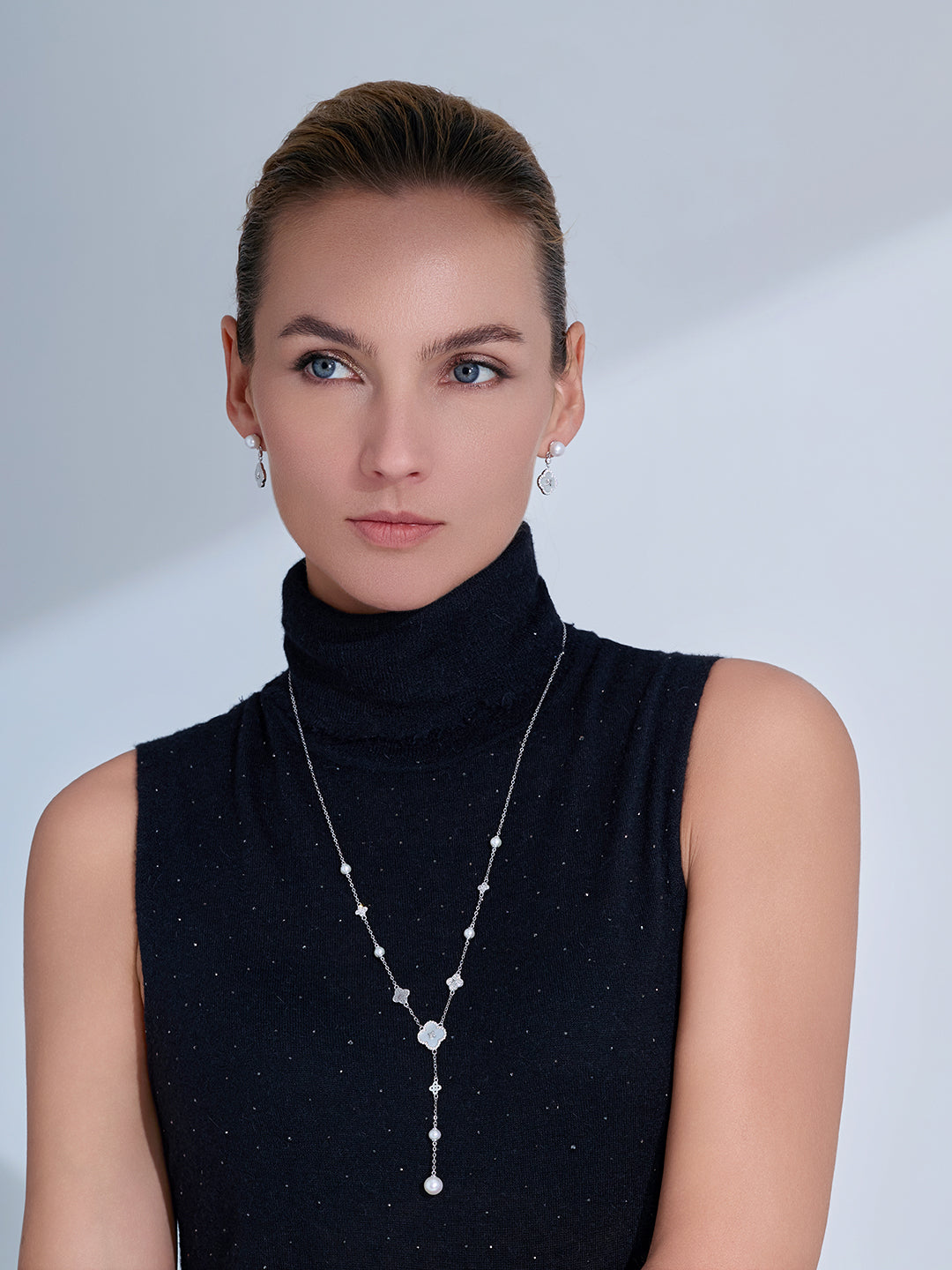 Collar de perlas de agua dulce de máxima calidad WN00958 | PERANAKAN