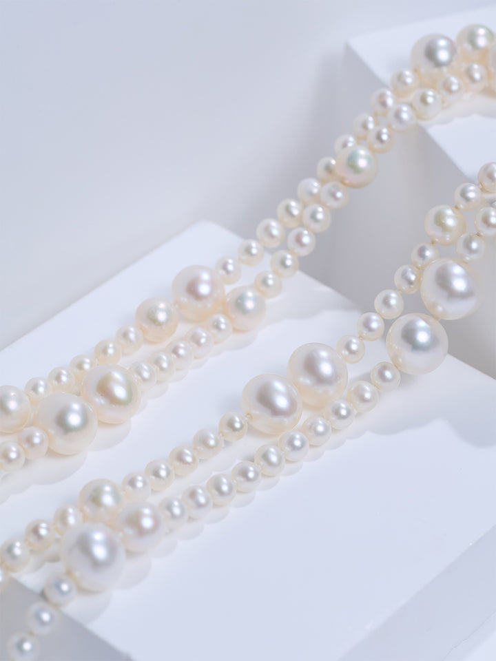 Elegant 1.2 Meter Long Freshwater Pearl Necklace WN00965