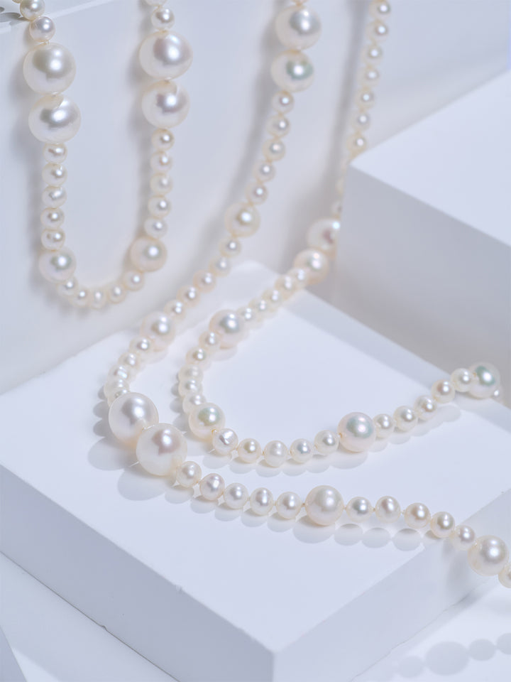 Elegant 1.2 Meter Long Freshwater Pearl Necklace WN00965