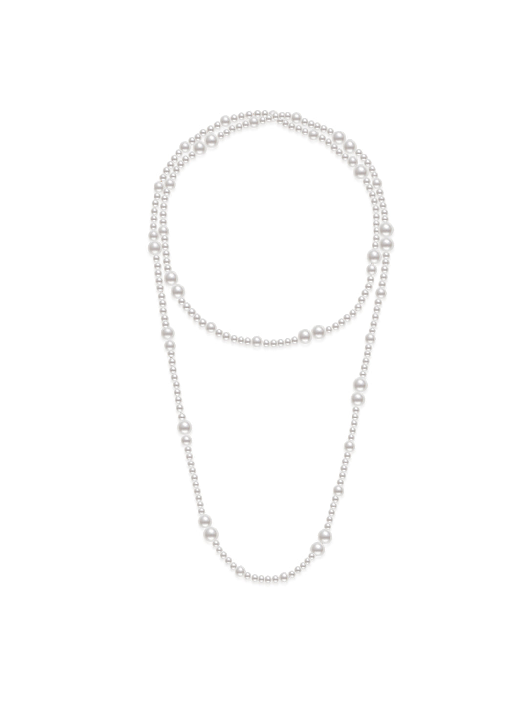Collier élégant de perles d&