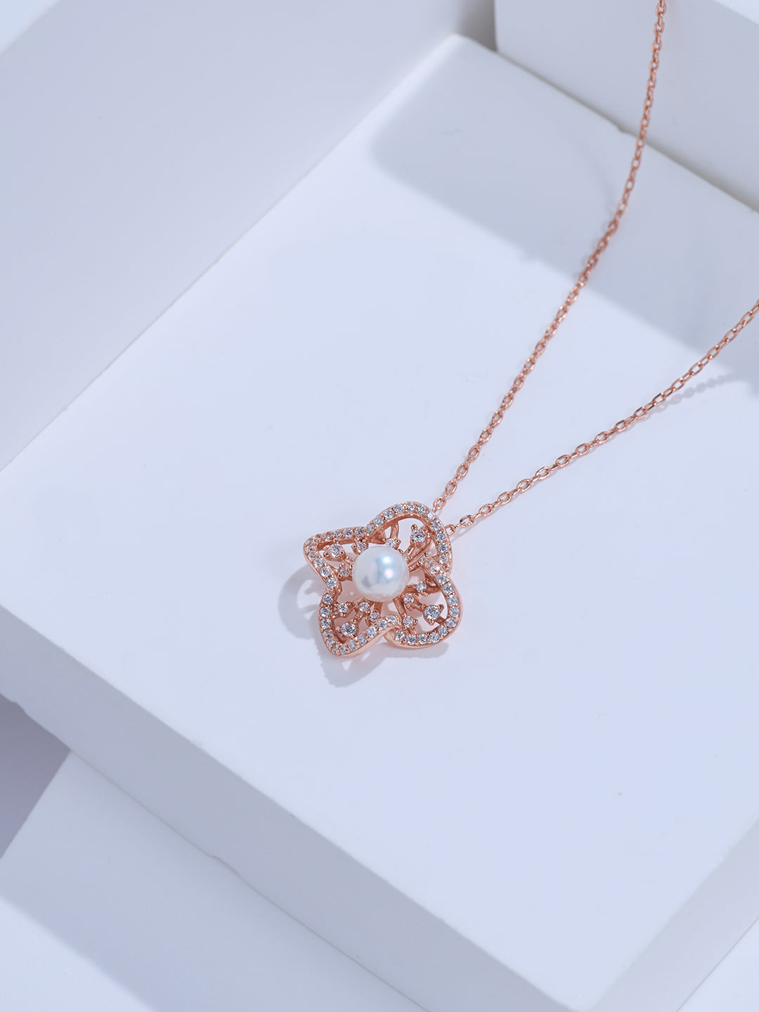 Collar de perlas de agua dulce de máxima calidad WN00969 | PERANAKAN