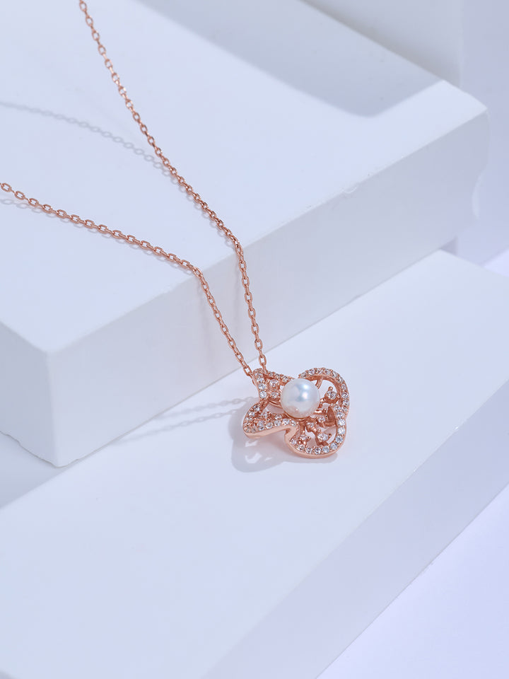 Collar de perlas de agua dulce de máxima calidad WN00969 | PERANAKAN