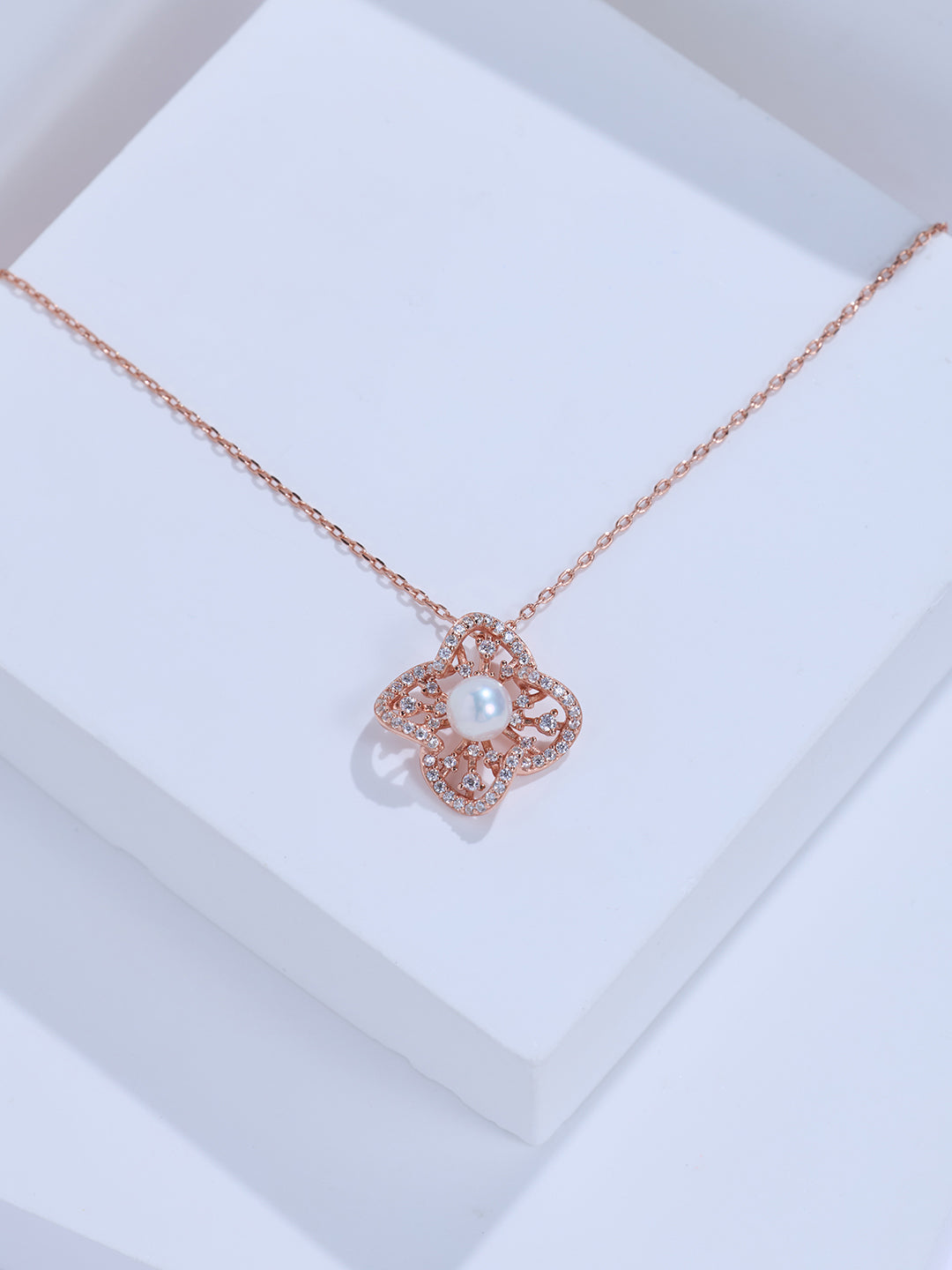Collar de perlas de agua dulce de máxima calidad WN00969 | PERANAKAN