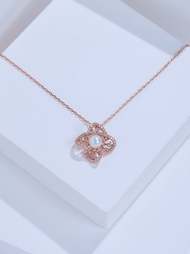 Collar de perlas de agua dulce de máxima calidad WN00969 | PERANAKAN