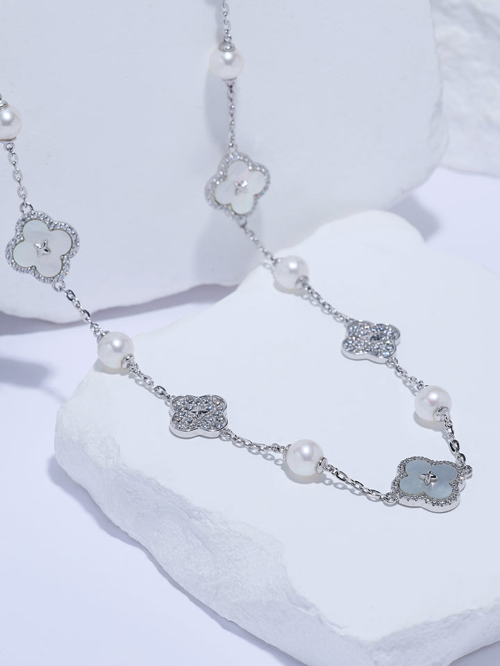 Top Lustre Freshwater Pearl Necklace WN00975 | PERANAKAN