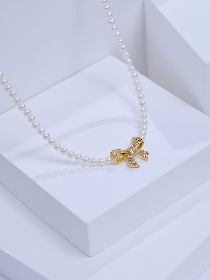 Freshwater Pearl Necklace WN00976 | RIBBON