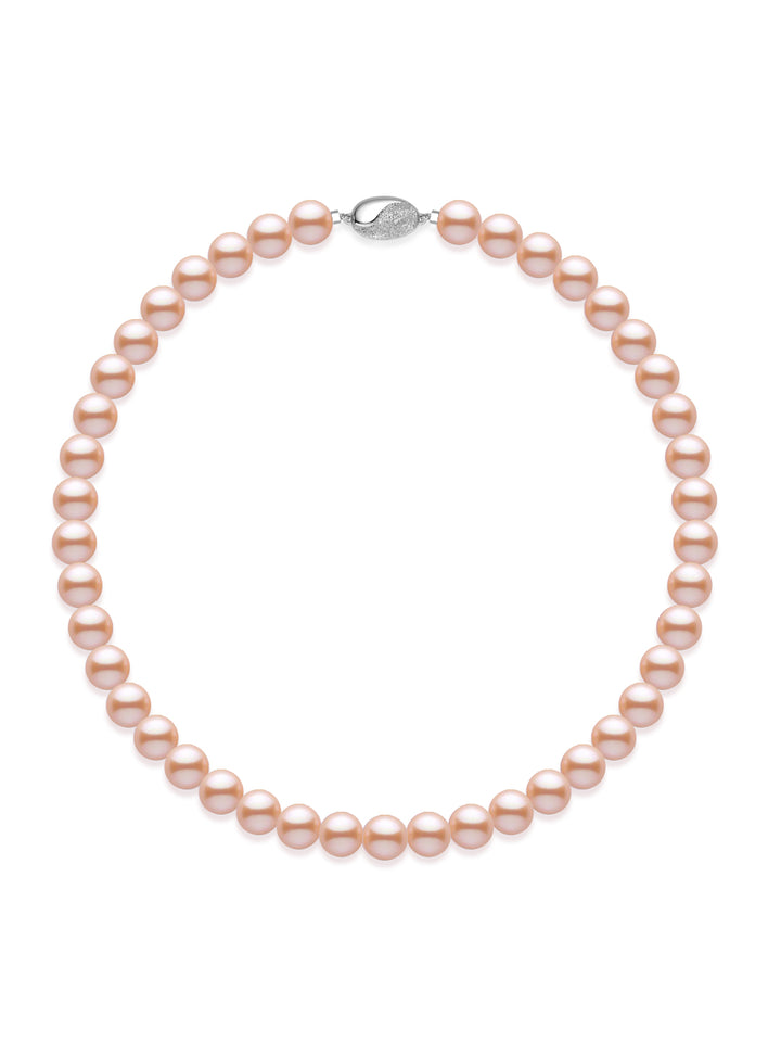 Top Grade Edison Pink Pearl Necklace WN00982