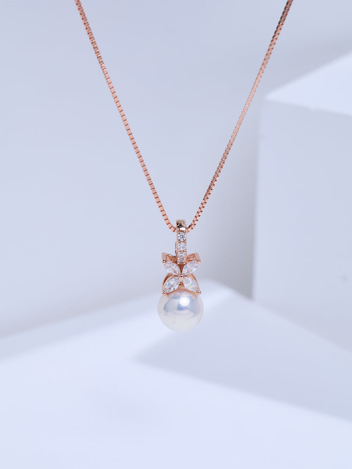 Kalung Mutiara Air Tawar Gred Tertinggi WN00988| EVERLEAF