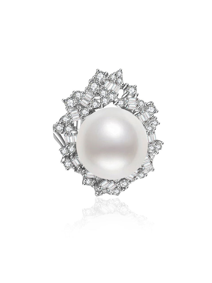 Bague élégante en perles Edison WR00004