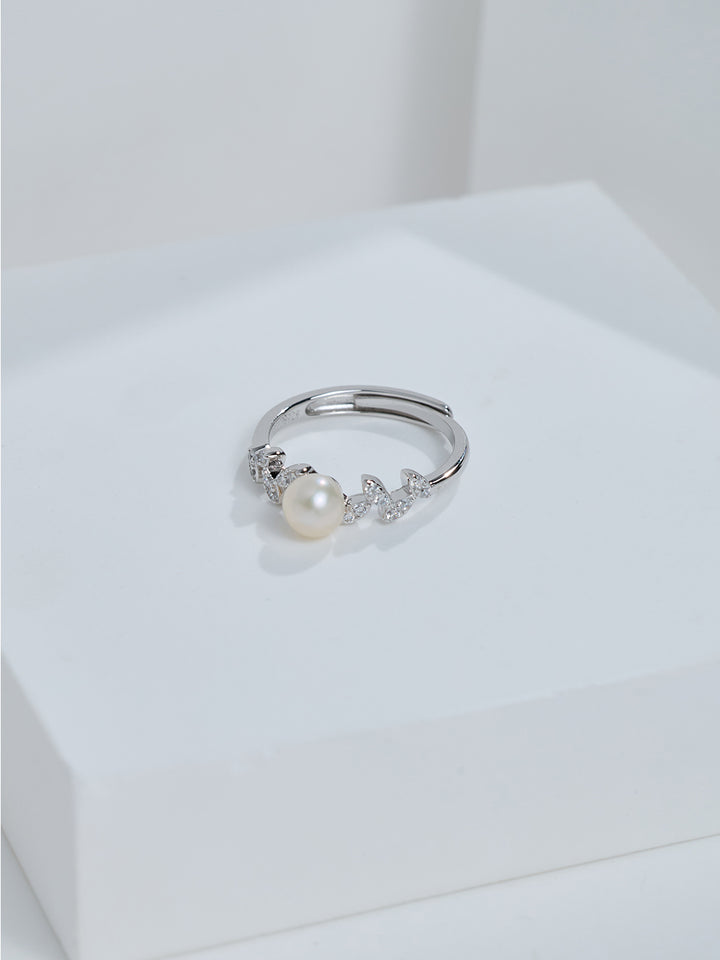 Eleganter Süßwasserperlenring WR00011