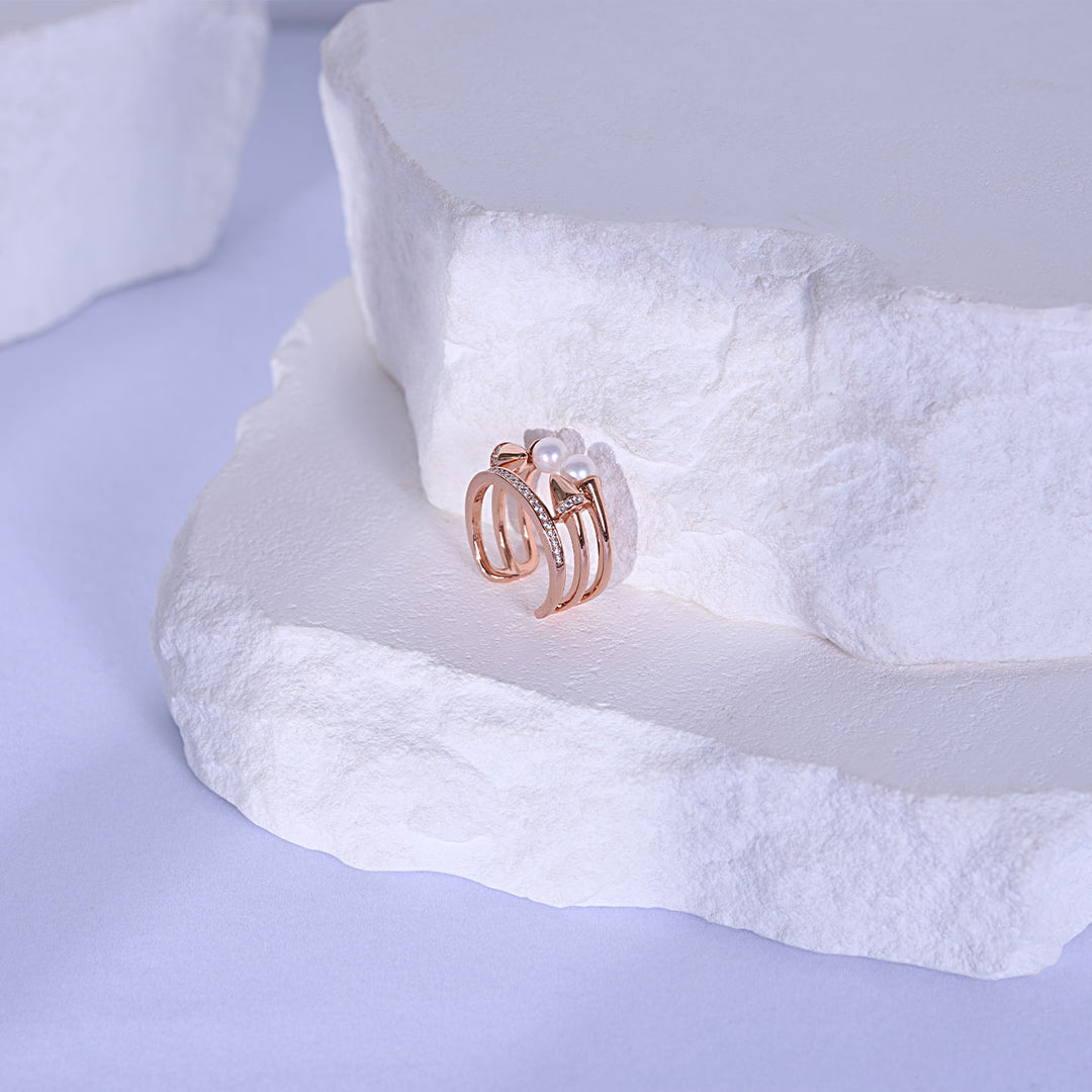 Asian Civilisations Museum Freshwater Pearl Ring WR00013 | ACM Collection - PEARLY LUSTRE