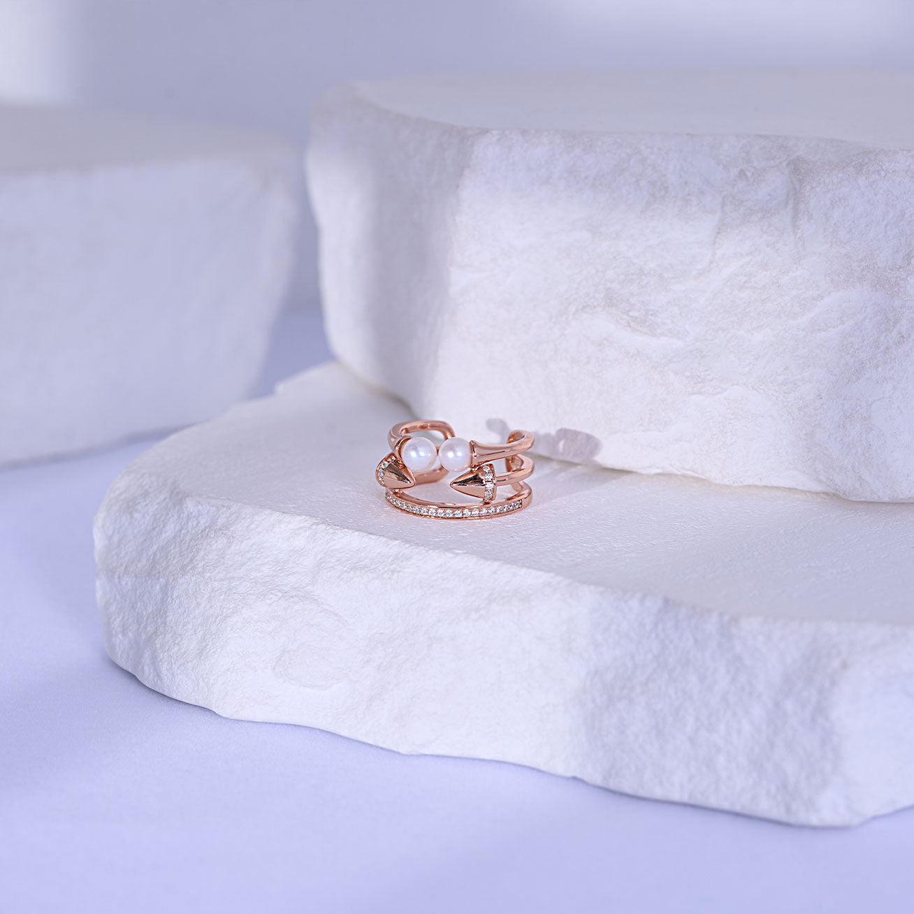 Asian Civilisations Museum Freshwater Pearl Ring WR00013 | ACM Collection - PEARLY LUSTRE