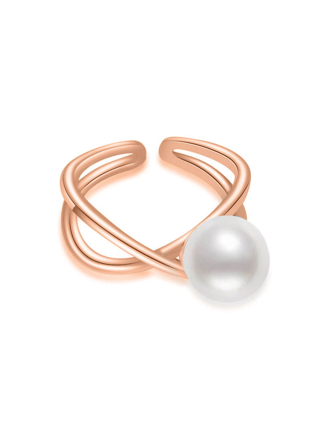 Bague New Yorker en perles d'eau douce WR00058