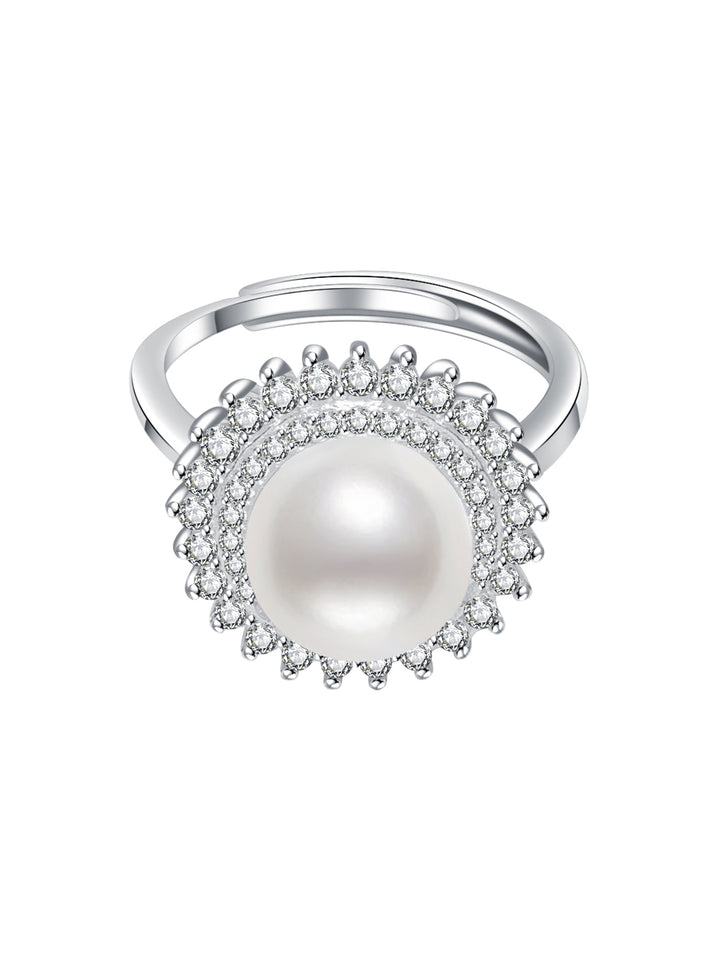 خاتم لؤلؤ إديسون للمياه العذبة الأنيق WR00077