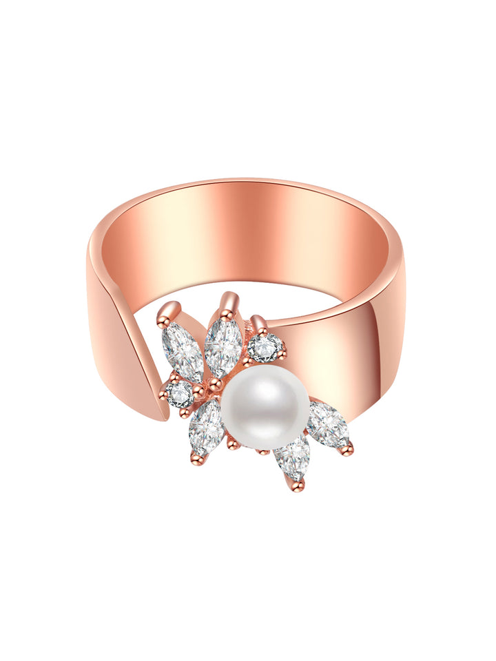 Cincin Mutiara Air Tawar yang Elegan WR00079