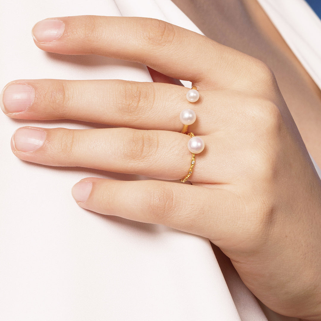 Elegant Freshwater Pearl Ring WR00109