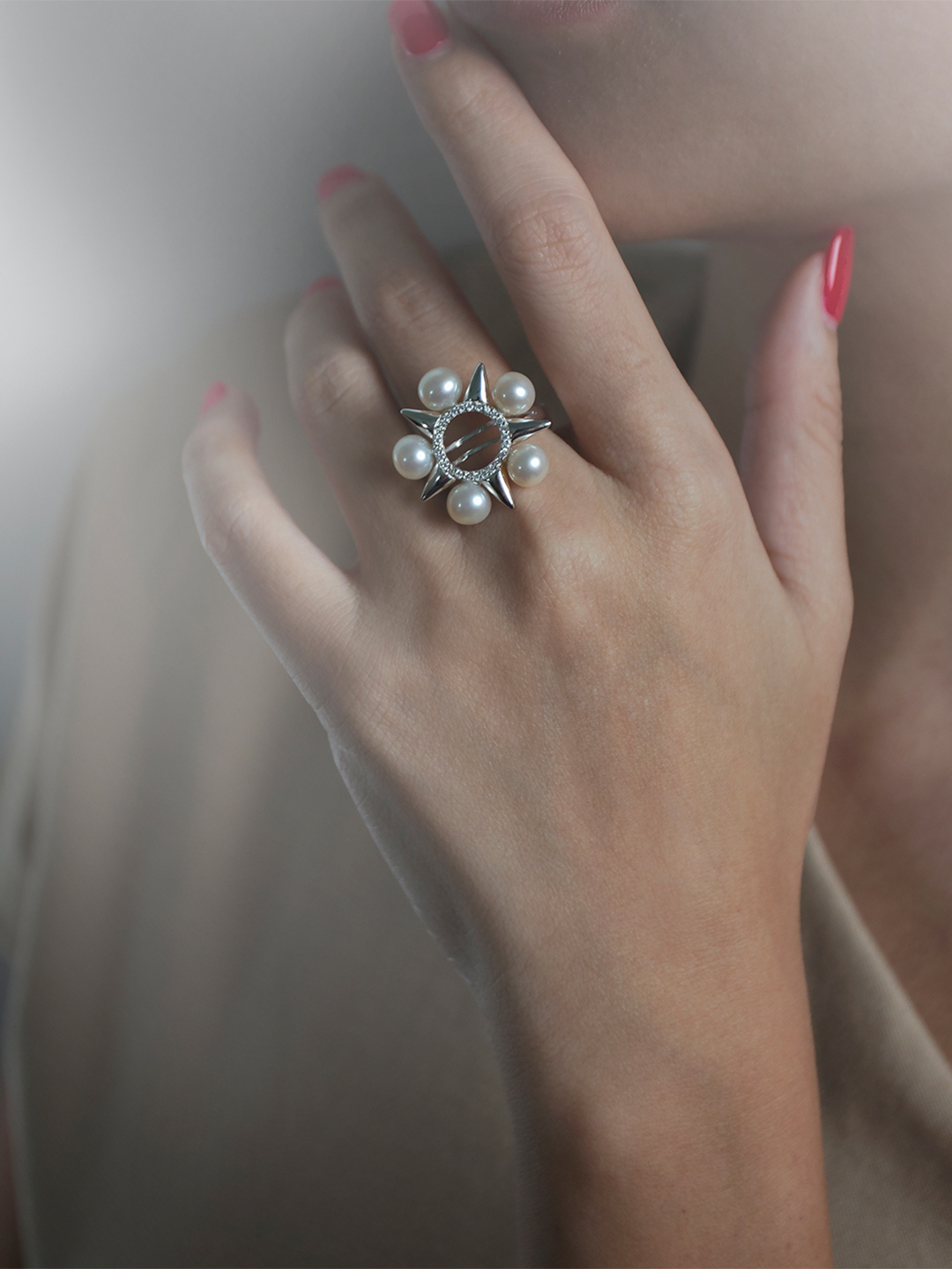 Asian Civilisations Museum Freshwater Pearl Ring WR00119 | ACM Collection
