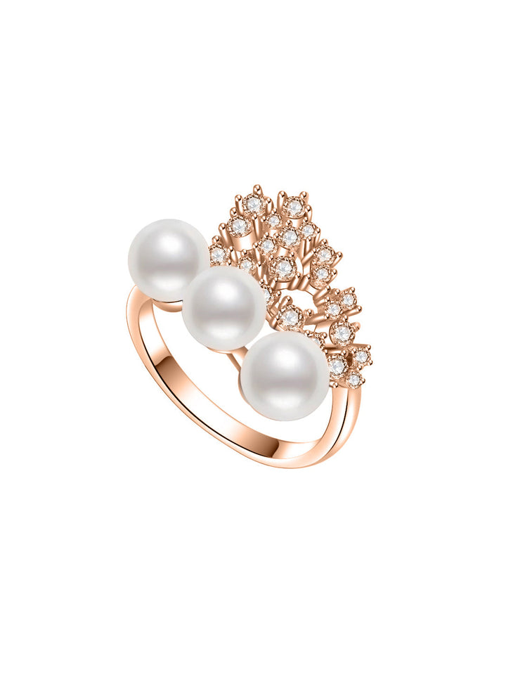 Cincin Mutiara Air Tawar yang Elegan WR00128 | CELESTE