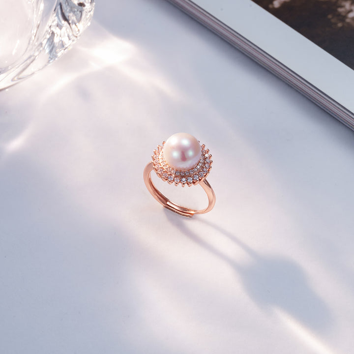 Elegant Freshwater Pearl Ring WR00138 - PEARLY LUSTRE