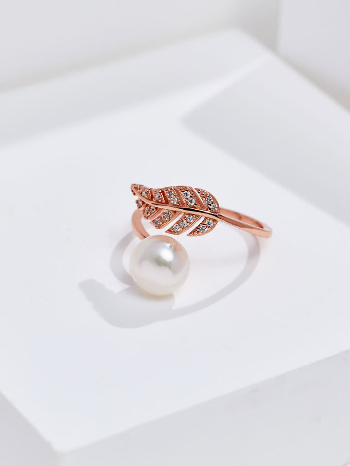 エレガントな淡水パールリング WR00140 | 庭園