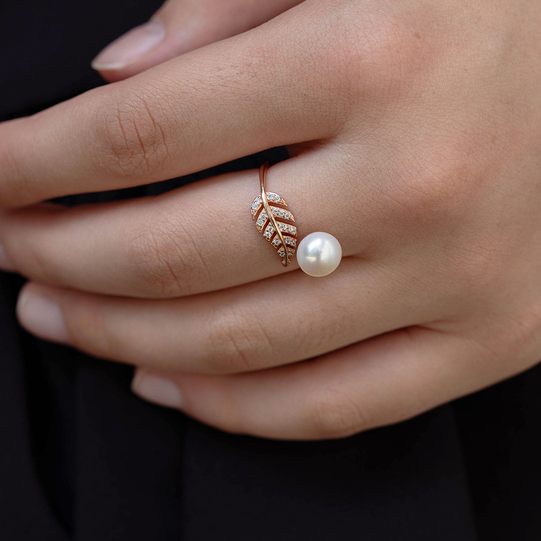 Elegant Freshwater Pearl Ring WR00140 | GARDENS