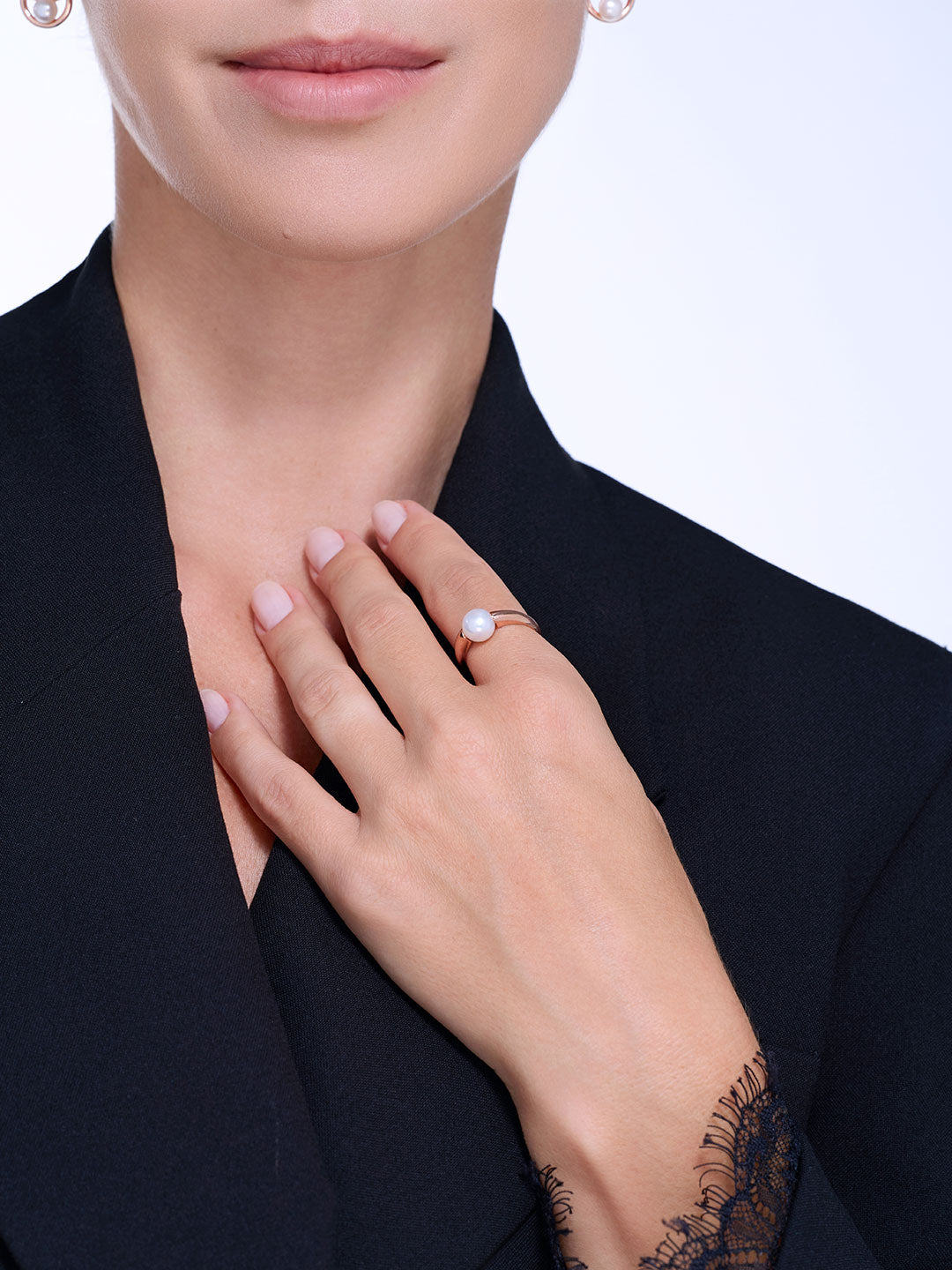 Bague New Yorker en perles d&