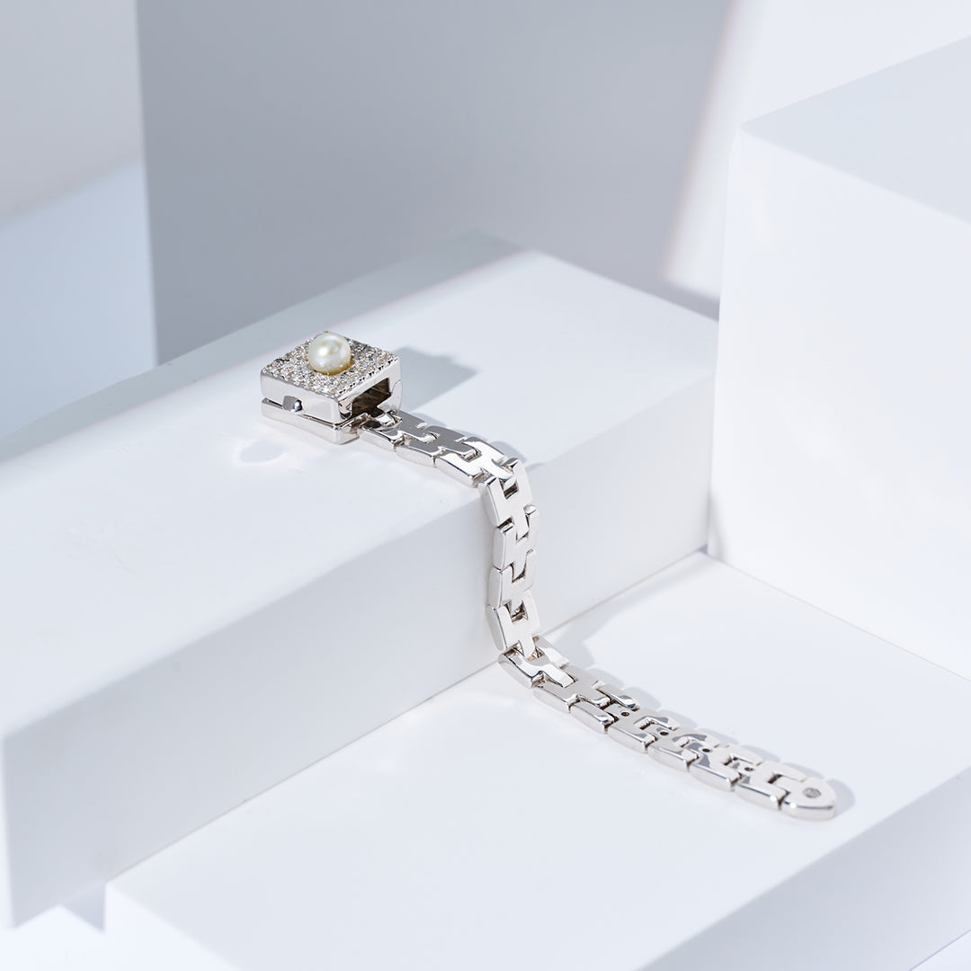 Anello di perle d'acqua dolce di prima qualità WR00144 | COLLEGARE