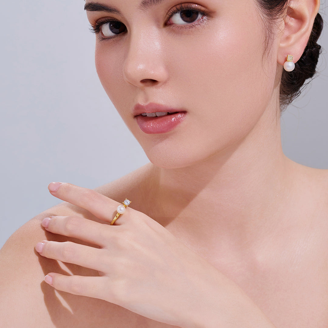 New Yorker 淡水珍珠戒指 WR00158