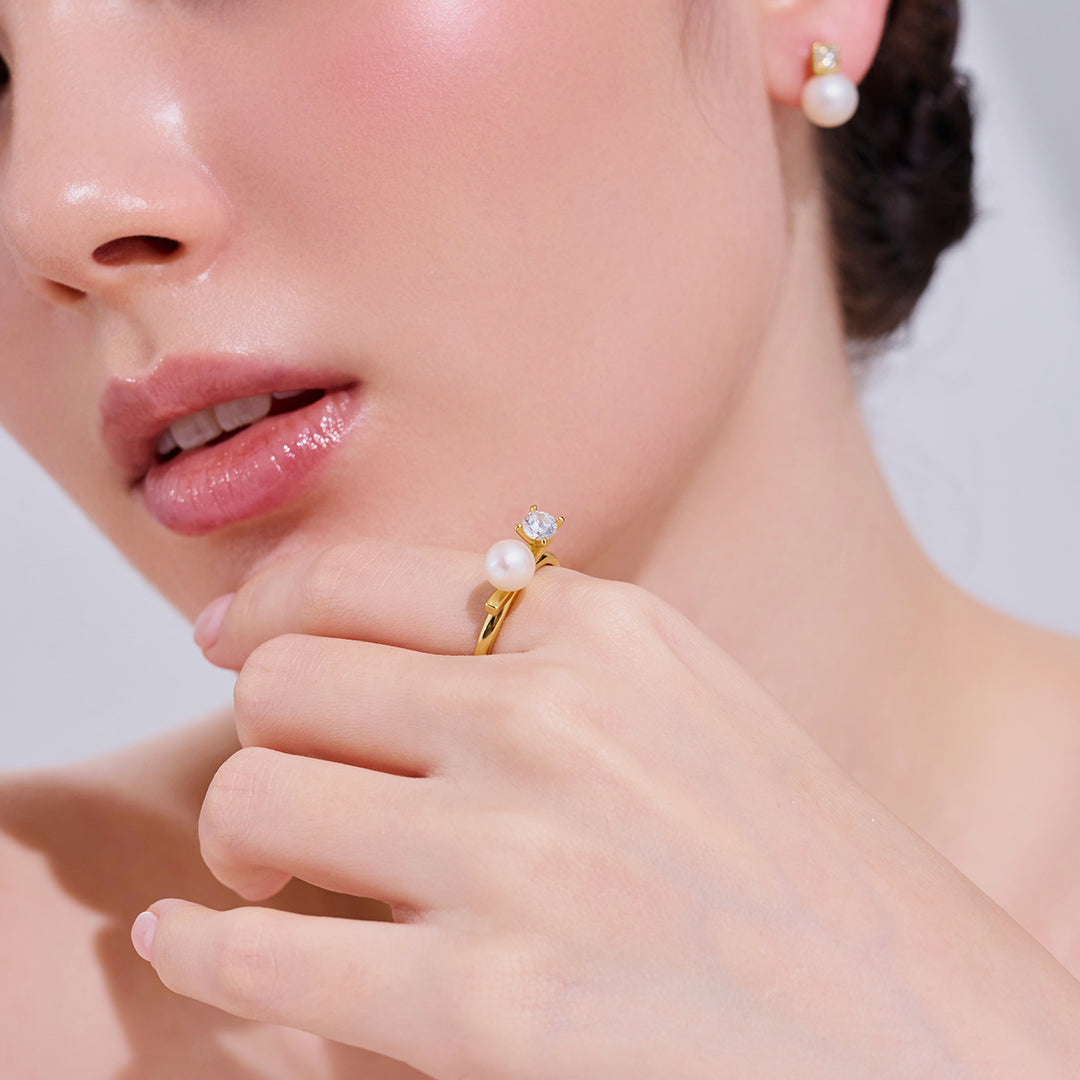 New Yorker 淡水珍珠戒指 WR00158