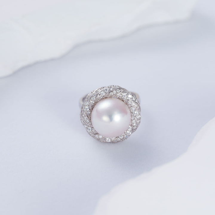 Top Lustre Edison Pearl Ring WR00172 - PEARLY LUSTRE