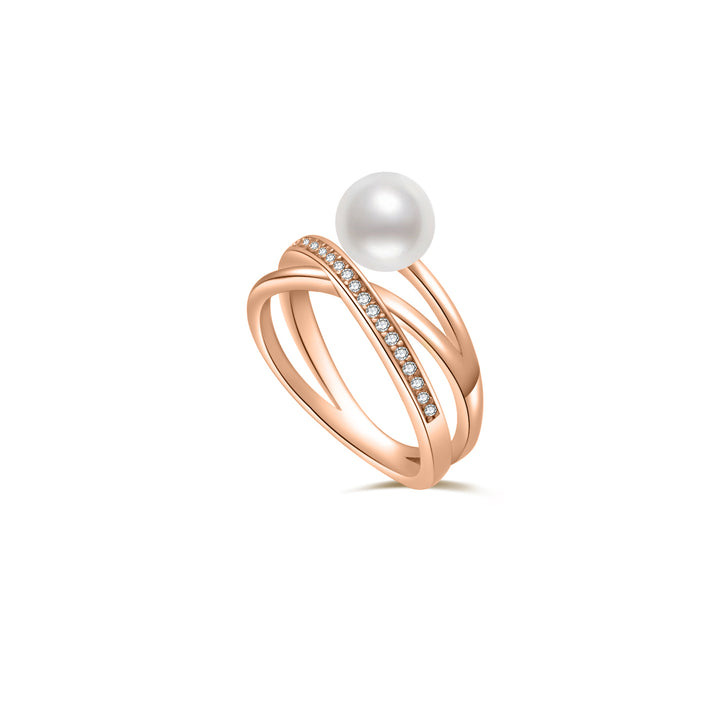 Freshwater Pearl Ring WR00201 | Link - PEARLY LUSTRE