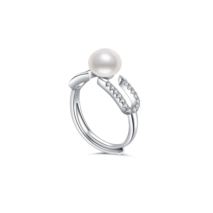 Top Grading Freshwater Pearl Ring WR00216 | Link - PEARLY LUSTRE