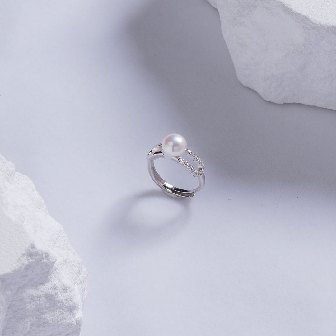Top Grade Freshwater Pearl Ring WR00216 | CONNECT - PEARLY LUSTRE